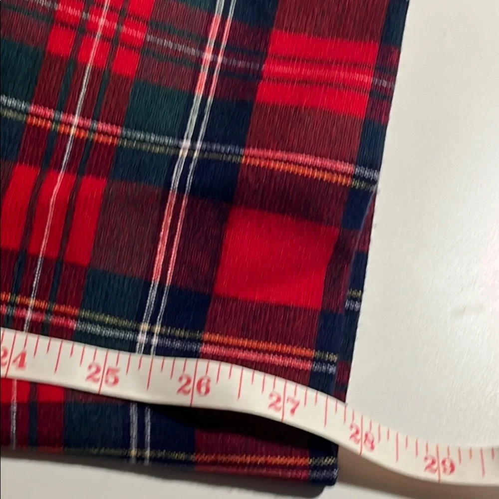 EUC Vineyard Vines Red Plaid Pants / matching belt Sz 8 - Picture 12 of 12